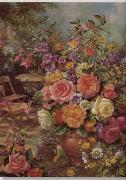 unknow artist Floral, beautiful classical still life of flowers.081 France oil painting artist